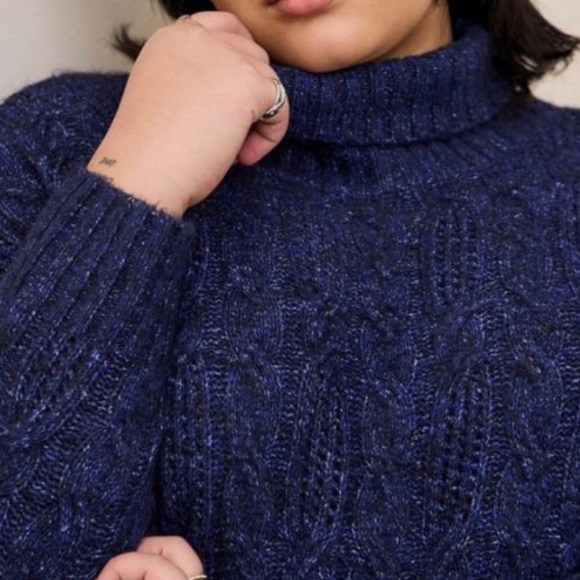 🆕 Vegan Cashmere Pullover Turtle Neck Sweater
2 2X 18 20 NWT Torrid New! - Picture 4 of 6